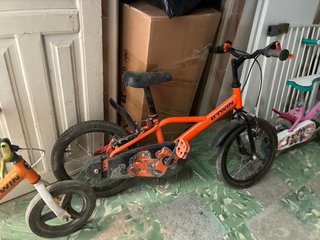 Bicicleta infantil B'TWIN naranja