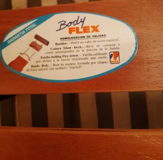 Somier FLEX madera y metal