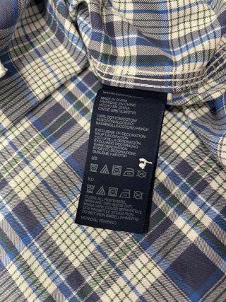 Tommy Hilfiger Denim camicia uomo M a quadri 100%
