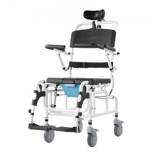 Silla de Ducha 17.5in/44.5 cm Silla de Baño de Aleación de Aluminio para Adultos Discapacitados