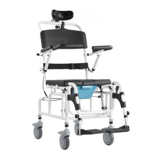 Silla de Ducha 17.5in/44.5 cm Silla de Baño de Aleación de Aluminio para Adultos Discapacitados