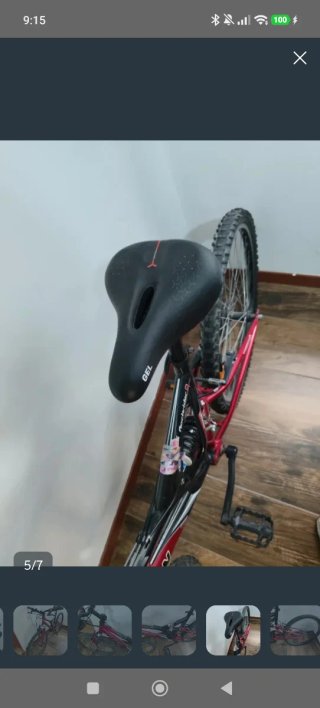 Bicicleta Decathlon Adulto Roja