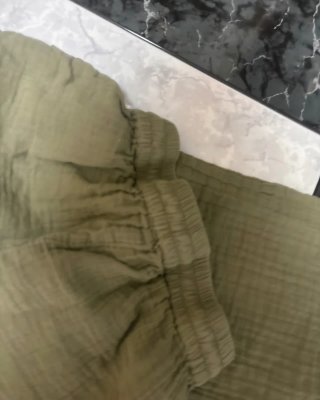 Pantalón lino verde