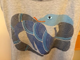 Camiseta Adolfo Dominguez S/36/8 Estampado Animal