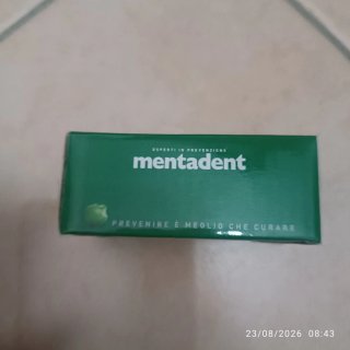 Set 2 Porta Spazzolini Mentadent in Porcellana