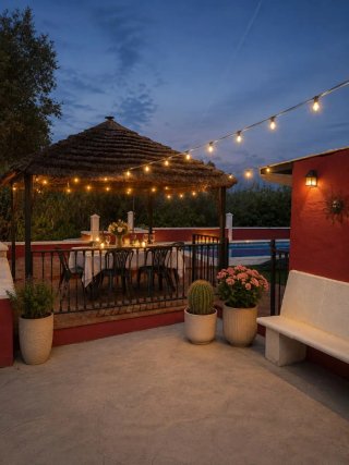 La Finca Roja Es un bonito apartamento con piscina