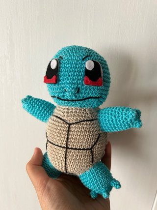 Peluche Squirtle Pokémon uncinetto fatto a mano
