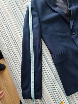 Traje de hombre azul marino