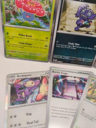 Pack 6 Cartas Pokémon Holo Brillantes PFL Set