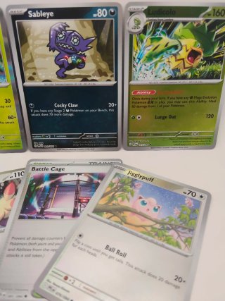 Pack 6 Cartas Pokémon Holo Brillantes PFL Set