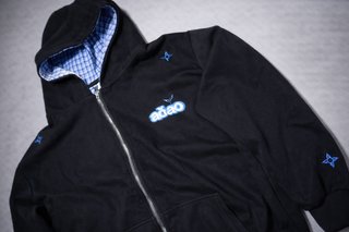 Sudadera Negra Japan Style Cremallera