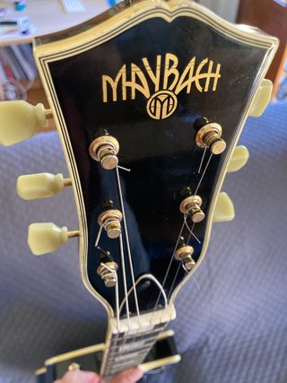 Maybach Black Velvet 54 Custom Aged Guitarra