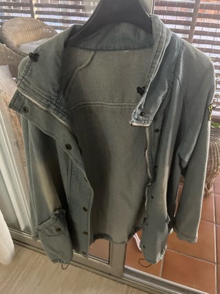 Chaqueta tejana azul talla L