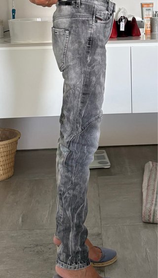Pantalón vaquero gris mujer Diesel