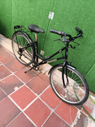Bicicleta Paseo Adulto Peugeot Negra