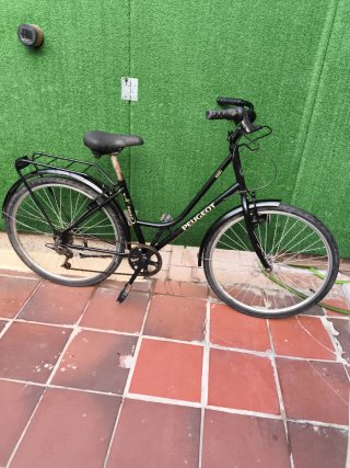 Bicicleta Paseo Adulto Peugeot Negra