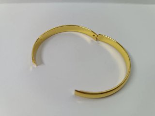 Pulsera Brazalete Rígida Chapado Oro 14kl