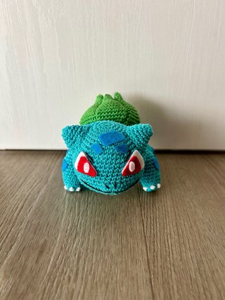 Peluche Bulbasaur Uncinetto Fatto a Mano