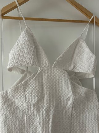 Vestido Blanco Zara Talla S
