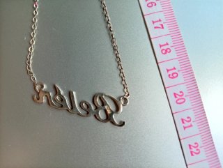 Colgante Plata 925 Nombre Belen