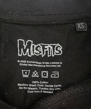 Camiseta Misfits Oficial Skull XS