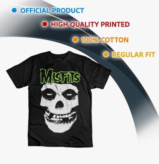 Camiseta Misfits Oficial Skull XS
