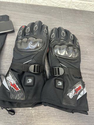 Guantes calentadores moto