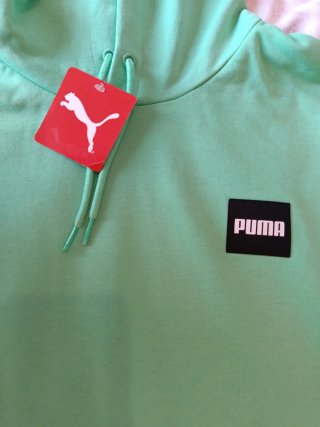 Sudadera Puma Mujer Verde Azulado UNIXES