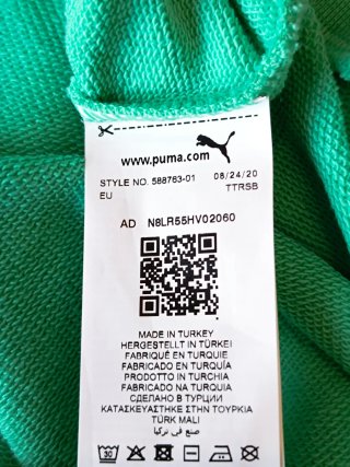Sudadera Puma Mujer Verde Azulado UNIXES
