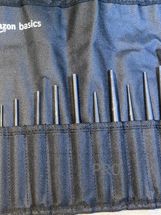 Juego de cinceles y punzón de acero Amazon Basics