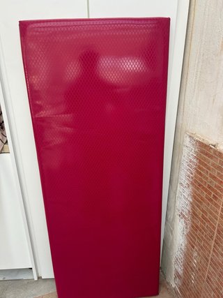 Cabecero de cama rosa