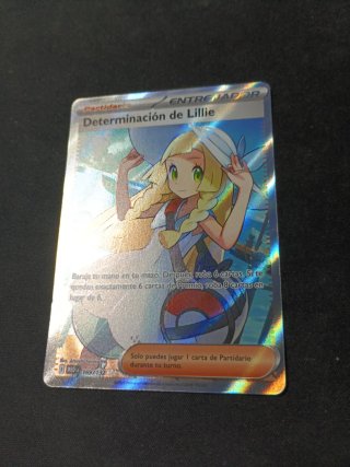 Carta de Pokémon Deterninacion de Lillie