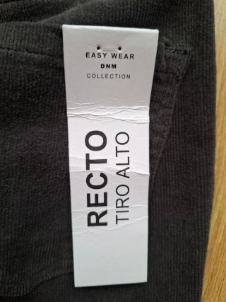 Pantalón pana gris marengo talla 36