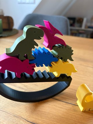 Juego Equilibrio Dinosaurios 3D