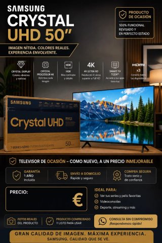 Smart TV Samsung UHD 4K 50