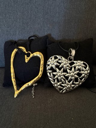 Collane cuore oro e argento
