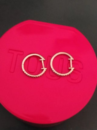Criollas Tous Oro Blanco 18k Diamantes