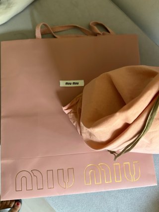 Borsa Miu Miu Bianca Pelle Matelassé