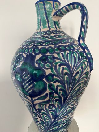 Cántaro Fajalauza Azul y Verde