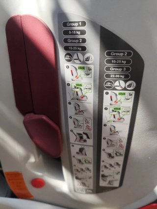 Silla de coche britax Romer