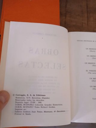 3 libros coleccion grandes Humoristas de Carroggio