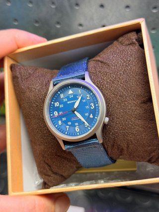 Reloj Berny Quartz Titanium Azul