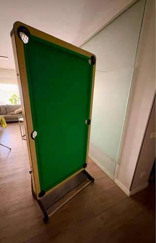 Mesa de billar plegable Manhattan