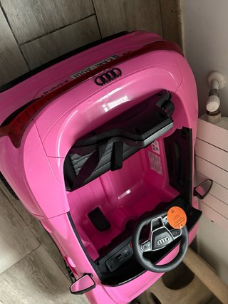 Coche Eléctrico Infantil Audi Rosa