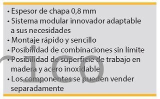 Conjunto Taller 7 Módulos S/Madera Alyco