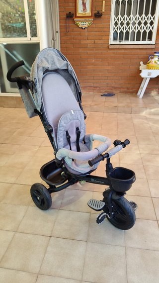 Triciclo Evolutivo Kinderkraft Gris