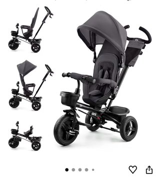Triciclo Evolutivo Kinderkraft Gris