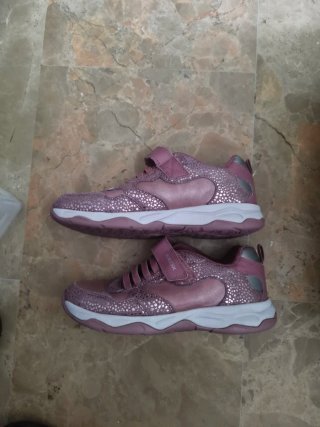 Zapatillas Geox niña rosa