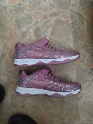Zapatillas Geox niña rosa