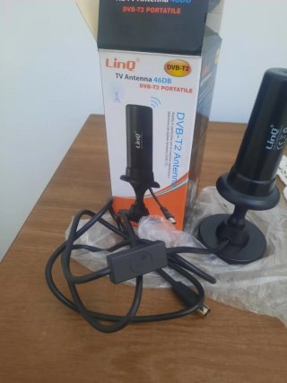 Antenna TV LinQ DVB-T2 46DB Portatile